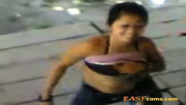 Indonesian Babe's Striptease