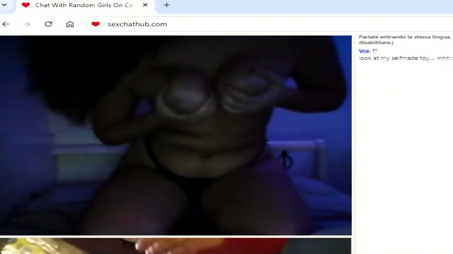 Perfect teen babe on random chat