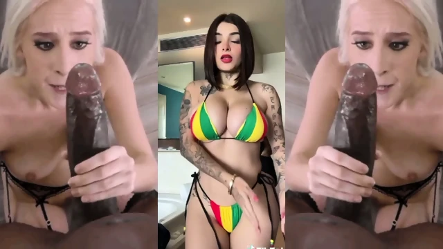Latina Snowbunny BBC Splitscreen Compilation