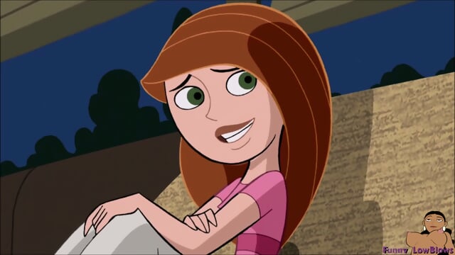 kim possible EBONY BALLBUSTING nerd nutshot cartoon