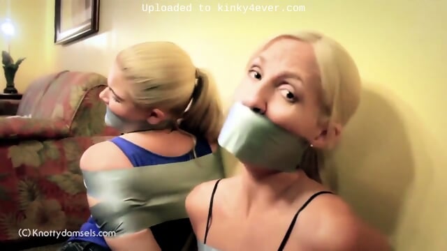Whitney And Amanda  tied up K4E