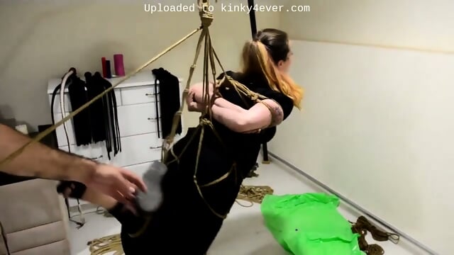 Marta Yatsyshyn Hogtied And Suspended By Master  K4E
