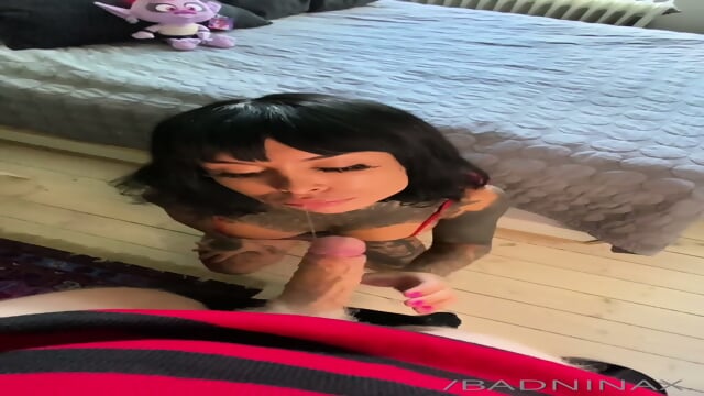 ] TS Cum After Blowjob