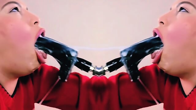 Mirror, mirror on the wall, who's the whorest dildo-throatfuck of them all?