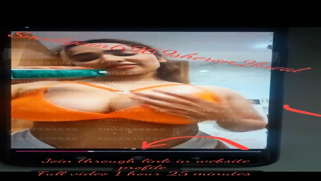 Aditi Mistry Latest Live Video Orange Bra Hot Live