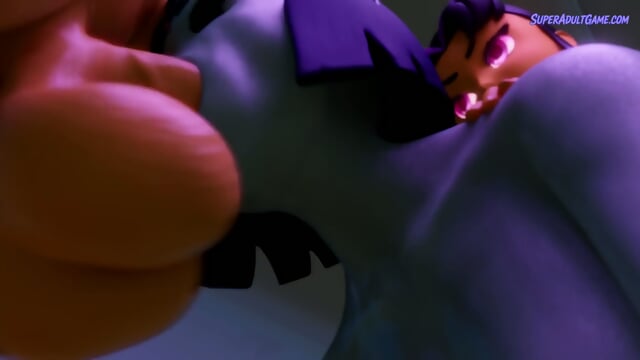 Raven & Starfire - Futa Orgy 3D Compilation