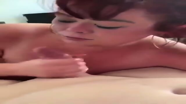 Redhead blowjob
