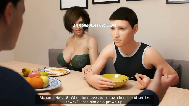 Alone at Home Big Ass Mom Rides Huge Cock od Stepson & Gets Creampied Deep