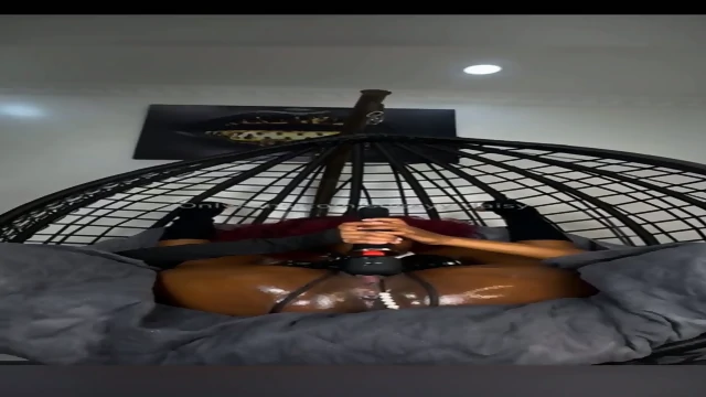 SEXY EBONY chair squirt #2