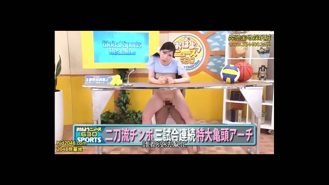Japanese news reporter fuck mini compilation