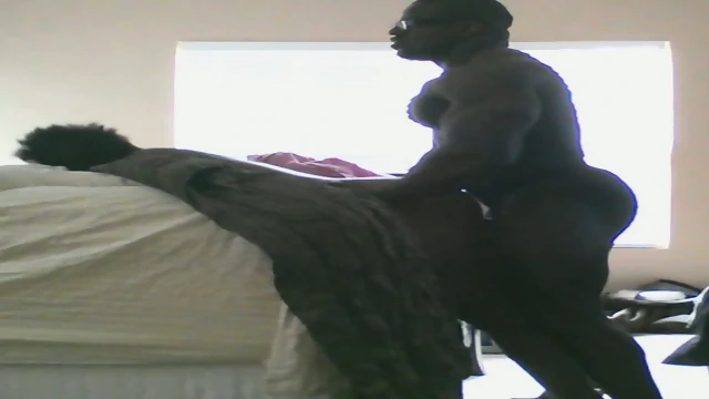 Slim Thick Ebony Milf Takes Bbc Backshots