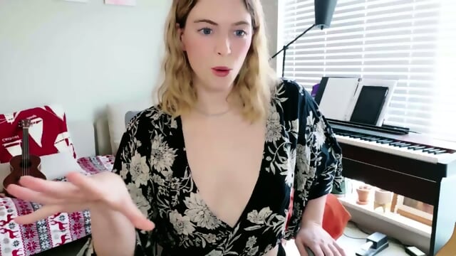 wearing a belt made of expired condoms