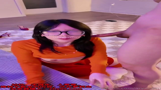 Cute Chinese girl sucking him off and facial cumshot