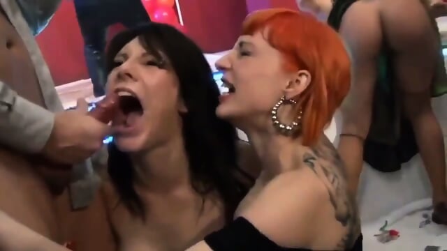 Dance Club Orgy Cum Shots #1