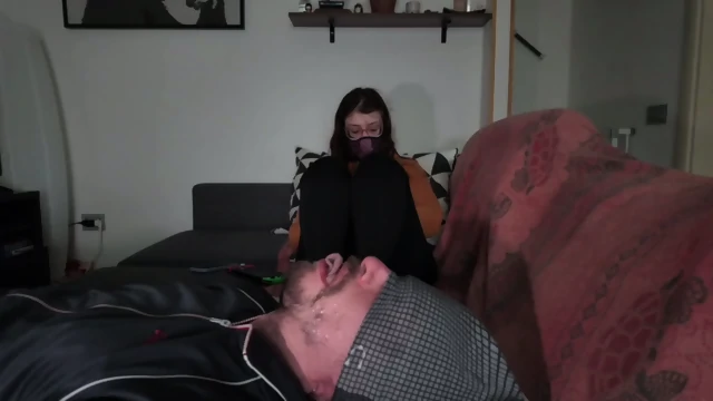 Miss Zetamoon - Dirty Gym Sock And Foot Gagging Pink Challenge and Heel Gagging