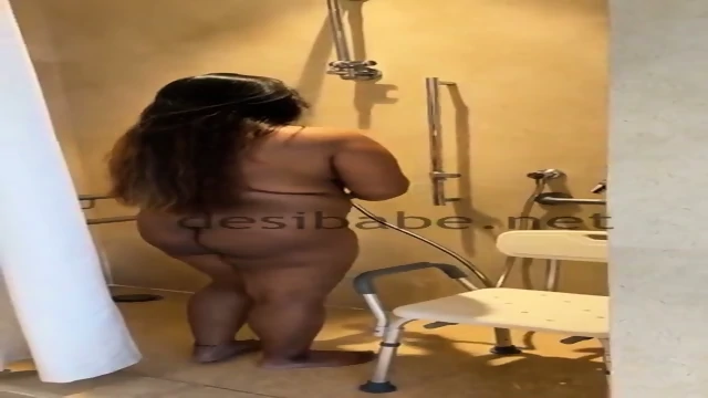 Indian bhabhi taking a shower