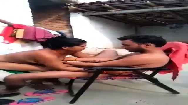 Husband Bent His Wife Over A Chair And Fucked Her Ass