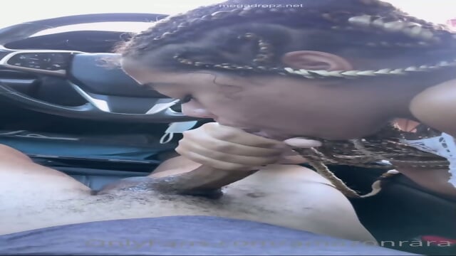 Amazonrara Sloppy Blowjob In A Neighbor's Car