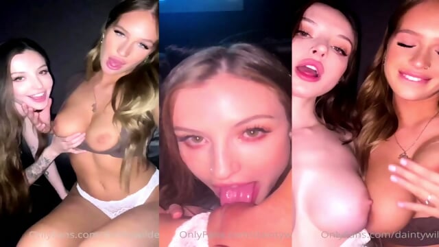 sky bri lesbian pov scene with dainty wilder   a2a