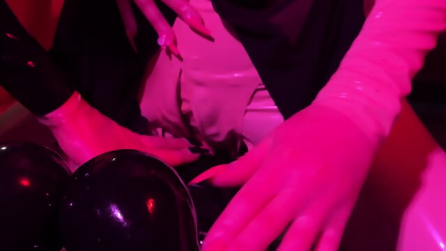 total enclosure latex footjob and foot worship