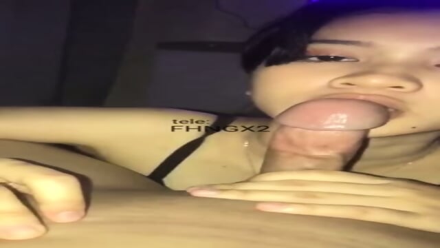 Amazing girl have a beautiful face perfect blowjob