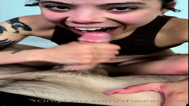 Shweetnlow Does A Sloppy Blowjob