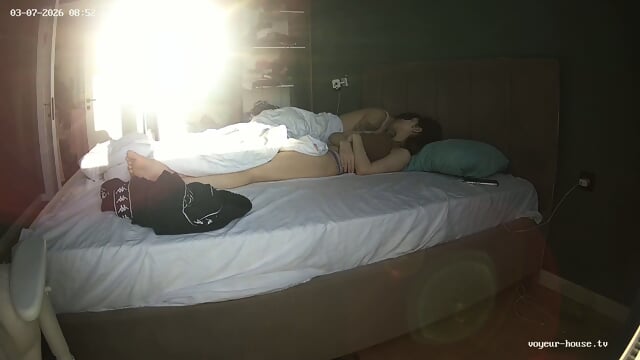 special candid sleeping perfect bare feet closeup scenes Bedroom camera at Xaner & Grossy reallifecam apartment at Voyeur House TV from 07 h 25 min to 09 h 10 min editat