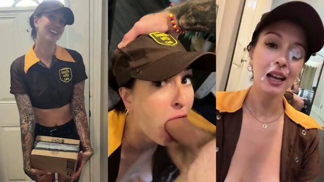 Chrissy Xo- 'Probably Why My Package Is Always Late' #blowjob #pov #facial #cumshot
