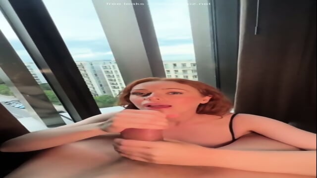 Ella Hughes Gives Horsecock Dude A Head