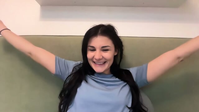 Teen slut's tight asshole gaped open after rough anal pounding