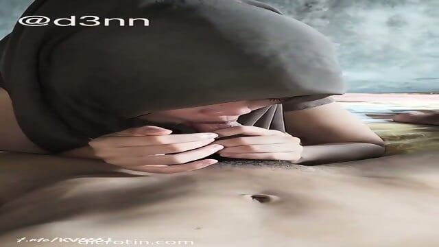 Indo teen fucking her BF wearing only hijab