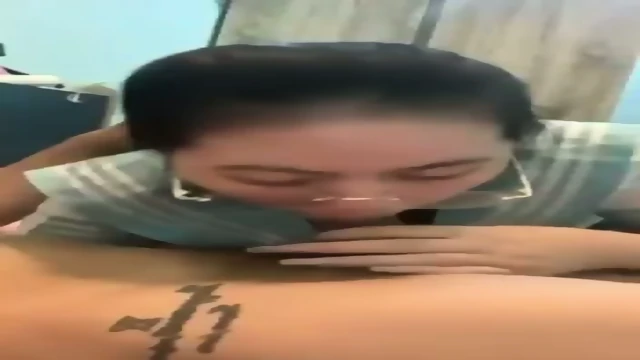 Asian Slut Giving The Best Head In Schoolgirl Costume