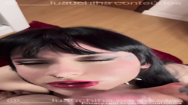 Lau Uchiha Takes A Cock Down Her Throat