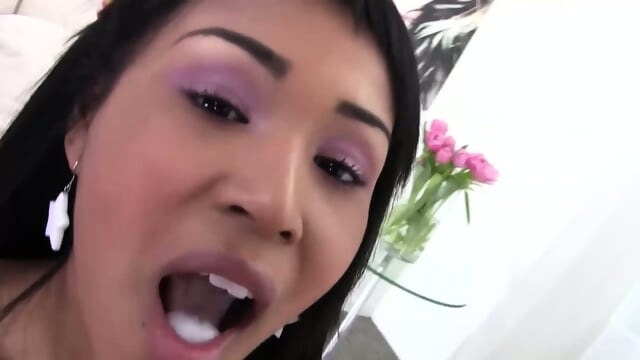 oral creampie compilation - she finishes it off 5