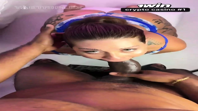 Riding MASSIVE BLACK COCK While Lubed Up! - Best XXX!