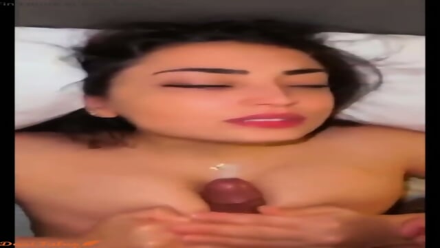 Super hot Arab model taking a ride on bf's dick and tit-fucking Tg_Luxpremium69