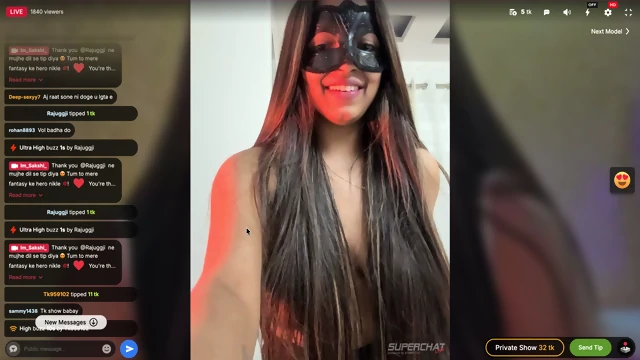 im_Sakshi Top remove Tits Show Boobs Nipples