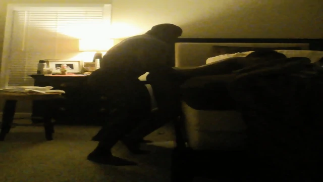 Slim thick ebony takes bbc standing backshots