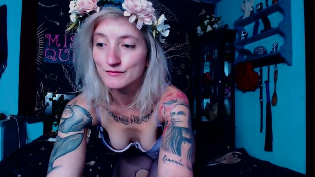 Skinny blonde teen's petite frame overwhelmed by thick black cock in locker room gangbang