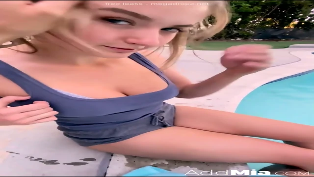 Mia Melano Gets Pounded At The Poolside