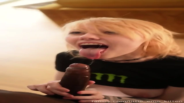 Little Emo Kitten Gets Wrecked By A BBC