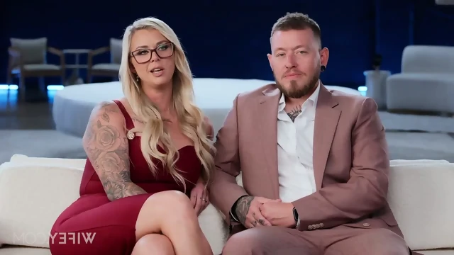 ashley inked wife gets bbc creampie.