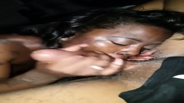 Ebony Suck & Swallow