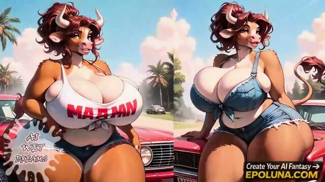 FURRY GIRLS WANT ALL YOUR CUM!! BBW FURRY ANIMATION COMPILATION  ai generated