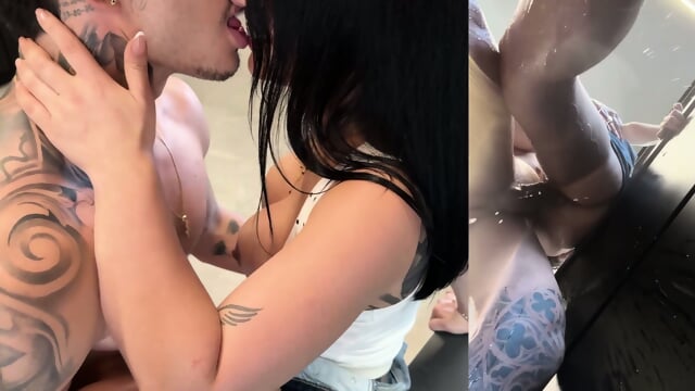 My Stepbrother Again: They Leave Us Alone, I Give Him All My Squirt