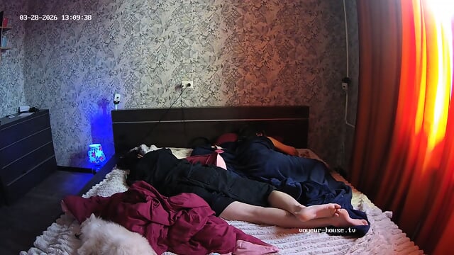 special candid sleeping bare feet closeup Bedroom camera at Smurfeta reallifecam apartment at Voyeur House TV 28.03.2026 from 11 h 27 min to 13 h 33 min