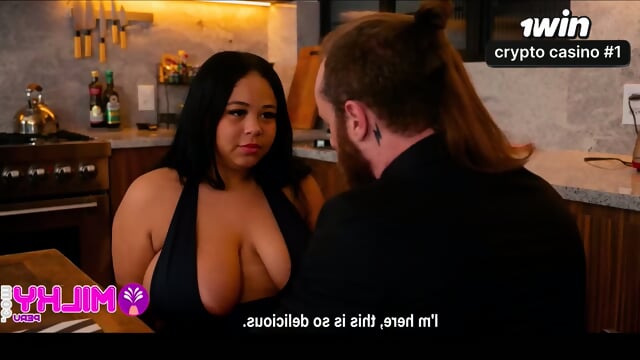 Busty mummy gets humped sans a condom by her husband's hottest friend