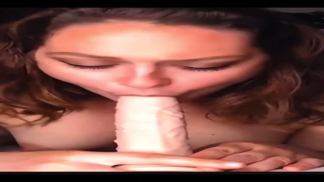 Woman Dildo Blowjob In Bed