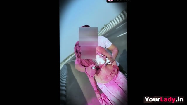 Leaked Pankhuri Kunal Outdoor Holi Dare Sex Video