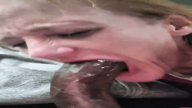 Granny Shows Her Oral Skills On Black Dick